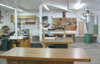 View of Shop Dust Collection