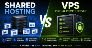 Shared hosting vs. VPS