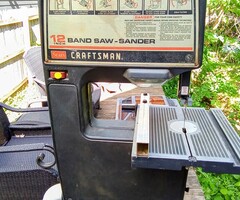 Craftsman 12 Inch Bandsaw (Sander Capable) - Plus Roughed Out Bowls, Blanks, Logs